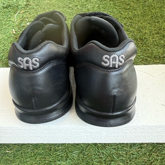 SAS Women’s 9.5W Black Leather Comfort Shoes Great Shape/ Great for Servers - Picture 5 of 7